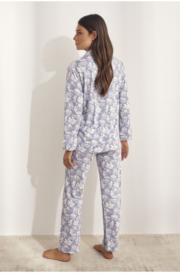 Pijama Abierto Floral Selmark