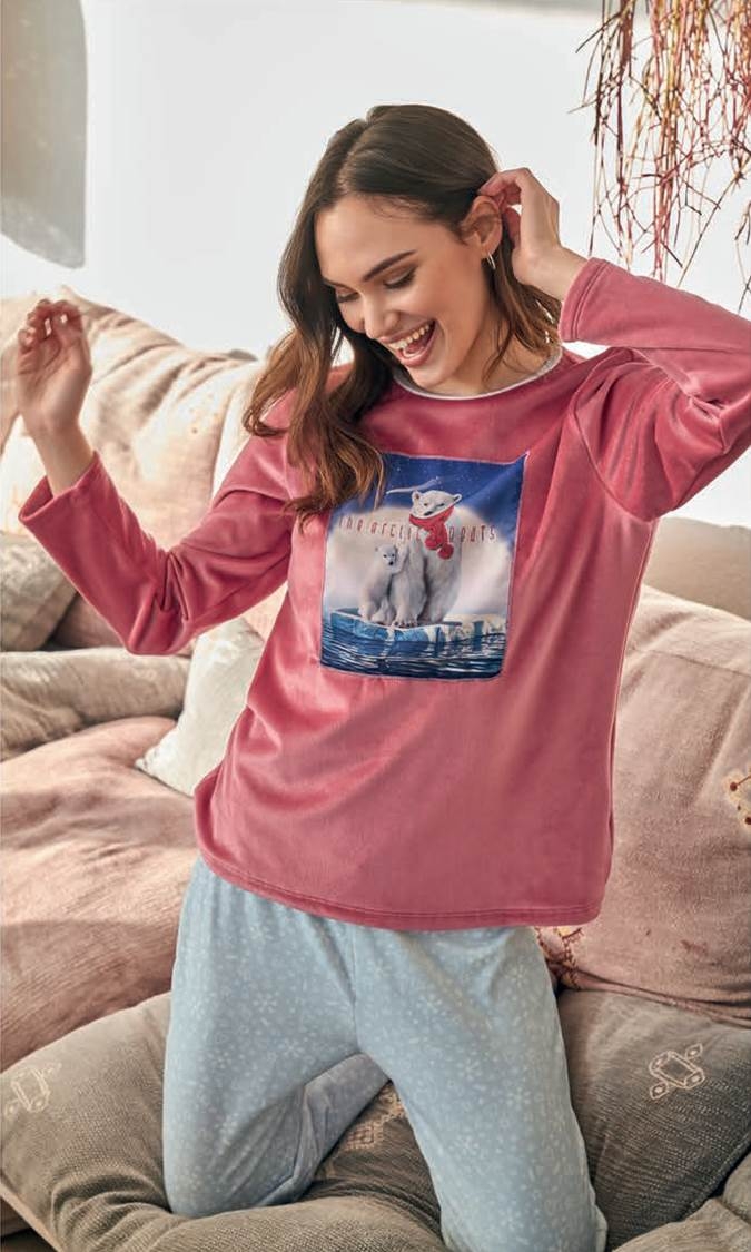 Pijama Largo Tundosado Ositos Massana