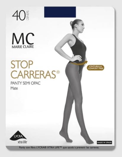 Panty Stop Carreras 40 Den Marie Claire