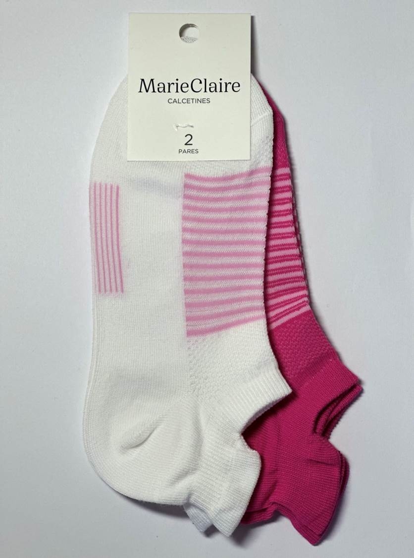 Pack 2 Calcetines Deportivos Invisibles Marie Claire