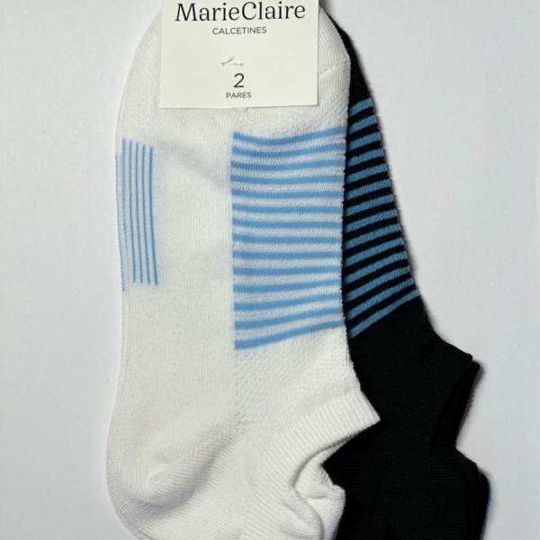 Pack 2 Calcetines Deportivos Invisibles Marie Claire