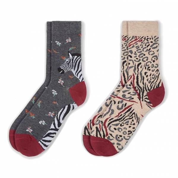 Pack 2 Calcetines Animal Print Soxland